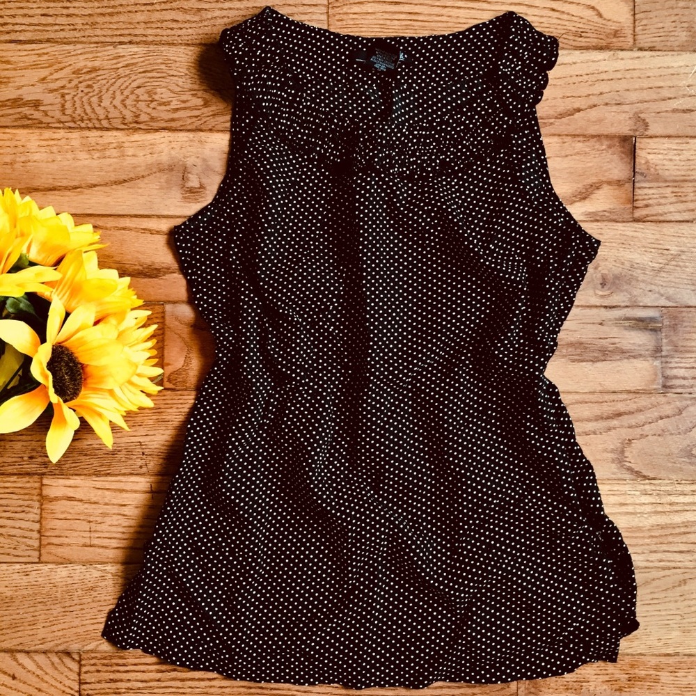 Willi Smith Dot Blouse